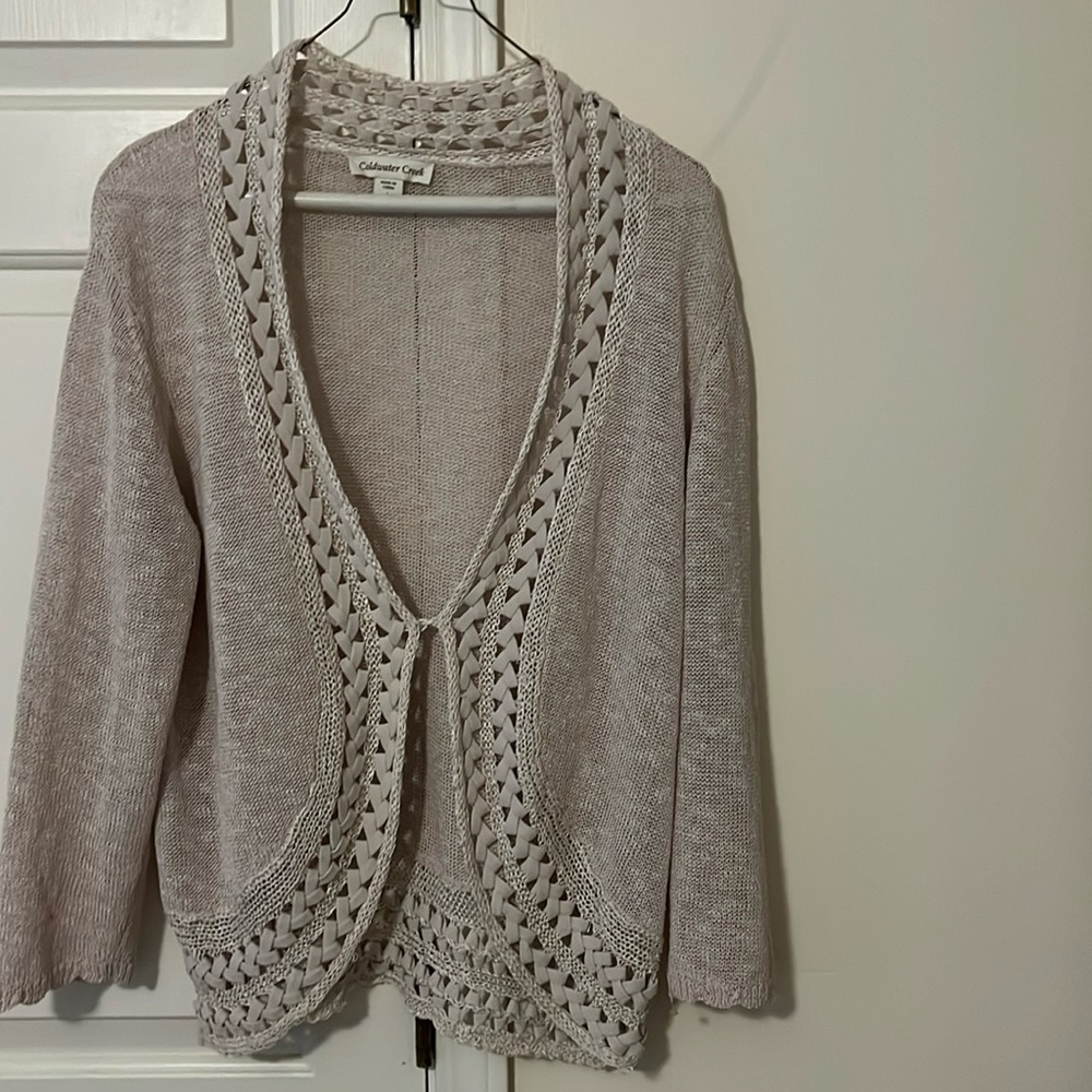 NWOT Coldwater Creek womens sweater size L
